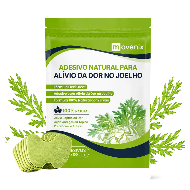 Kit FlexiKnee - Adesivos para alívio da dor no joelho