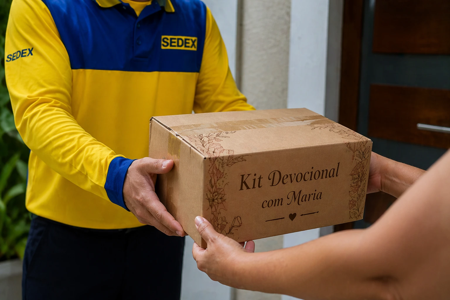 Entrega SEDEX — kit físico enviado diretamente para sua casa