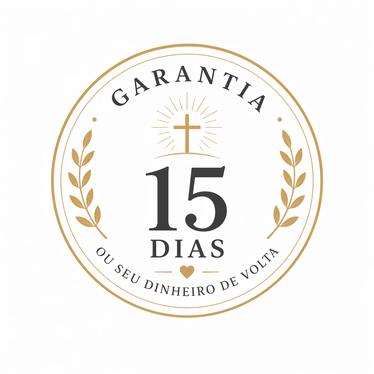 Selo de garantia de 15 dias